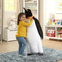 Melissa & Doug Óriás Élethű Plüss Császár Pingvin Álló Kitömött Állat