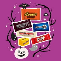 Hershey, Minden Idők Nagyjai Miniatúrák Csokoládé Választék Cukorka, Halloween, 28. oz, Variety táska