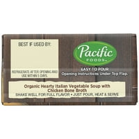 Pacific Foods szerves csontleves kiadós olasz zöldségleves, 17oz