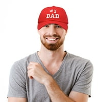 Apa kalap első számú Apák napja ajándék hímzett Baseball sapka világos rózsaszín