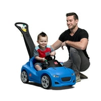 Lépés suttogás út Kék Cruiser Push autó és lovagolni a játék a kisgyermekek