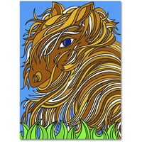 Védjegy Képzőművészet Harrington a ló él vászon művészet, Kathy G. Ahrens