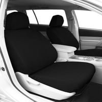 CalTrend első Cordura üléshuzatok 2013-hoz-Nissan Pathfinder-NS220-01CC fekete betét fekete díszítéssel