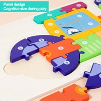 Zruodwans biztonságos sima élek Puzzle Fa Puzzle szállítás téma 3D jármű alakja Kirakós csecsemők kisgyermekek tartós