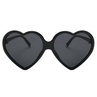 Wofedyo napszemüveg Női Női Divat Unise szív alakú árnyalatok napszemüveg integrált U GlassesBlack
