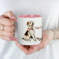 CafePress-Wire Fo Terrier kutya séta bögre-oz kerámia bögre-újdonság kávé Tea csésze