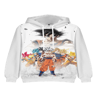 Dragon Ball Anime kapucnis Son Goku kapucnis 3D nyomtatás Cosplay alkalmi pulóver zseb Pulóver Alkalmi mindennapi sportruházat