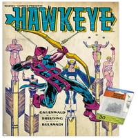 Marvel Comics-Hawkeye - Hawkeye fali poszter fa mágneses kerettel, 22.375 34