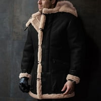 Chiccall férfi kendő Gallér Kapucnis meleg gyapjú bélelt le kabátok és kabátok a Clearance