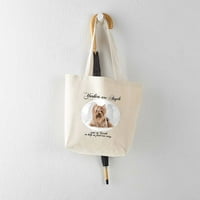 CafePress-Angel Yorkie Tote Bag-Természetes Vászon Tote Bag, Szövet Bevásárló Táska