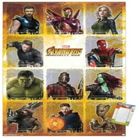 Marvel Cinematic Universe-Avengers-Végtelen Háború-Kollázs Fali Poszter, 14.725 22.375