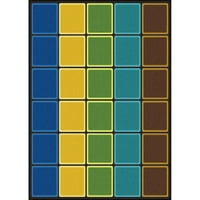 Blokkok bővelkednek 7'8 10'9 terület szőnyeg színes Earthtone