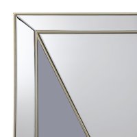 Calixte téglalap alakú fali tükör pezsgő és szürke