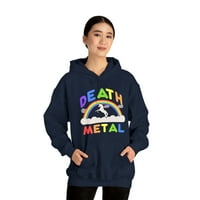 Death Metal grafikus kapucnis pulóver, S-5XL méretek
