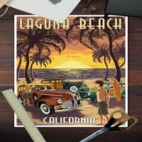 Laguna Beach, Kalifornia, Woodies és naplemente