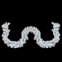 Northlight 9 '10 jeges fehér irizáló lucfenyő mesterséges karácsonyi koszorúk - Untit