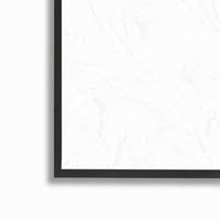 A Stupell Industries ábrás tájkép -festmény fekete keretes művészeti nyomtatási fal művészet, Annie Warren tervezése