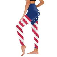 xinqinghao jóga leggings Női függetlenség napja női amerikai július 4 leggings magas derék nadrág jóga futás pilates
