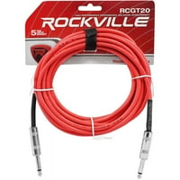 Rockville RCGT20R 1 4 TS - 1 4 TS műszerkábel, százalék réz, 20 '