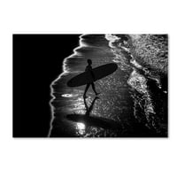 A Massimo Della Latta védjegye a Szépművészeti 'Surf' vászon művészete