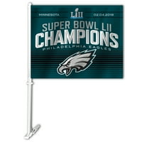 Philadelphia Eagles Super Bowl Lii bajnok autó zászló