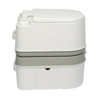 Irene, elkerülhetetlen WC hordozható mobil öblítő WC -utazás eltávolítható bili kültéri kempingkészletek 24L, fehér
