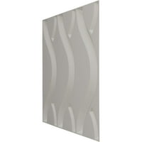 Ekena Millwork 5 8 W 5 8 H Nexus endurawall dekoratív 3D -s fali panel, Ultracover szaténvirág fehér