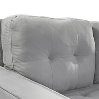 Modern kanapé kanapé -szett szerelemes kanapéval, akcentus szék, aukfa mélyen tufolt kárpitozott pihenő kanapé kanapé