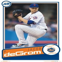 New York Mets - Jacob DeGrom Wall Poster, 22.375 34