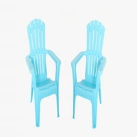 Rakható Adirondack székek kék színben